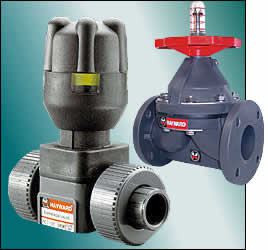 Plastic, Diaphragm Valves, Hayward