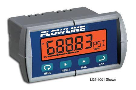 DataLoop, Powered, Panel Meter, Flowline