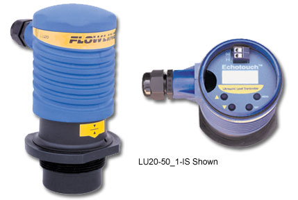 EchoTouch, Two Wire, Ultrasonic Level Transmitter, Flowline