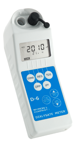 Digital, Dialysate, Meter, D6, water quaity analysis, Myron L Company