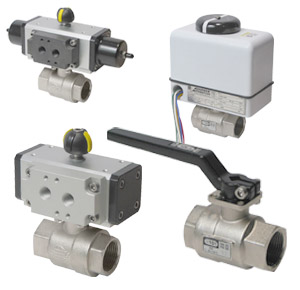 Nickel Plated,Brass,2-way,Full Port,Ball Valve,101 Series,Assured Automation