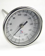 Industrial Quality Thermometers,Bi Metal Thermometers,Hot Water Thermometers,Adjustable Angle Thermometers,Blue Ribbon Corp