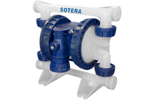 Sotera, SP100-05B-PP-SSS Series, 1/2", Non-Metallic, Air Operated Diaphragm Pump