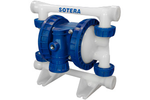 Sotera, SP100-05B-PF-TTF Series, 1/2", Non-Metallic, Air Operated Diaphragm Pump