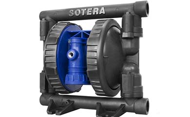 Sotera, SP100 Series, 1", Air Operated Double Diaphragm Pumps, AODD Pumps, Metallic, Non-Mettalic